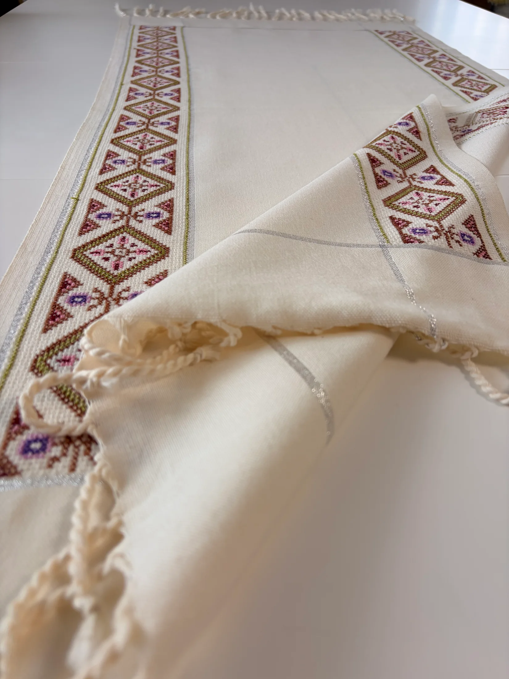 Kara Tezgahta Dokuma Kilim Deseni El işçiliği