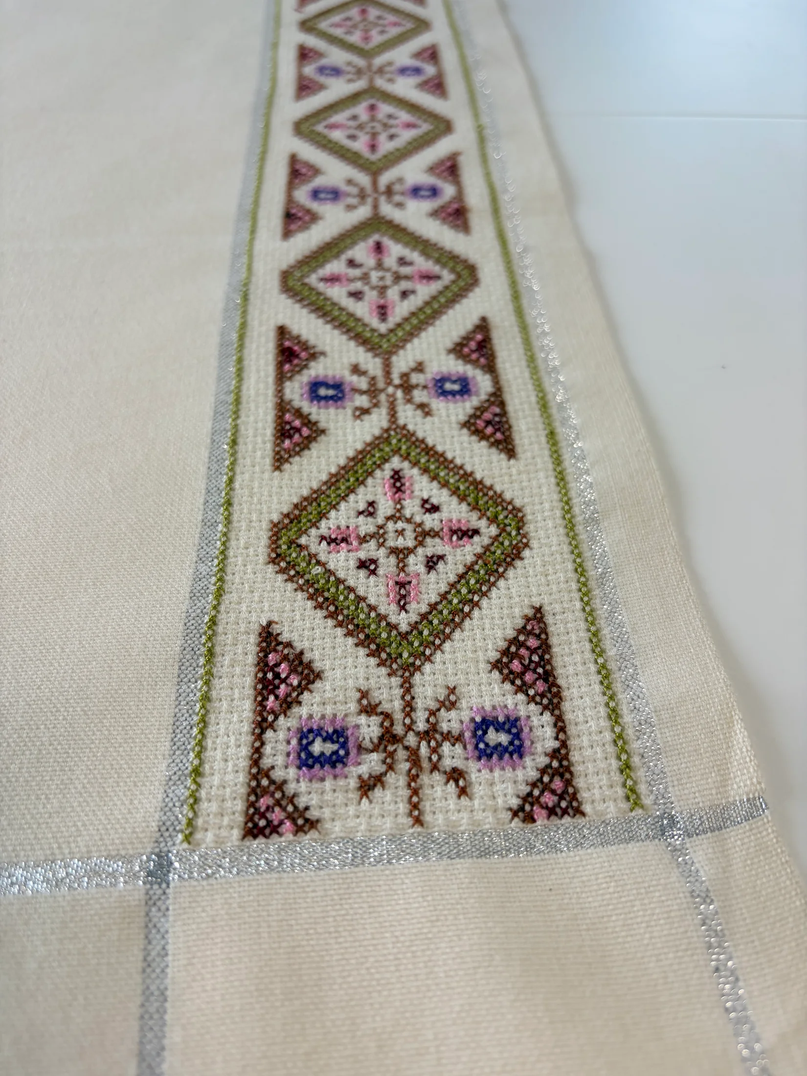 Kara Tezgahta Dokuma Kilim Deseni El işçiliği